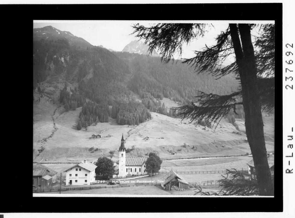 Mathon im Paznauntal / Tirol