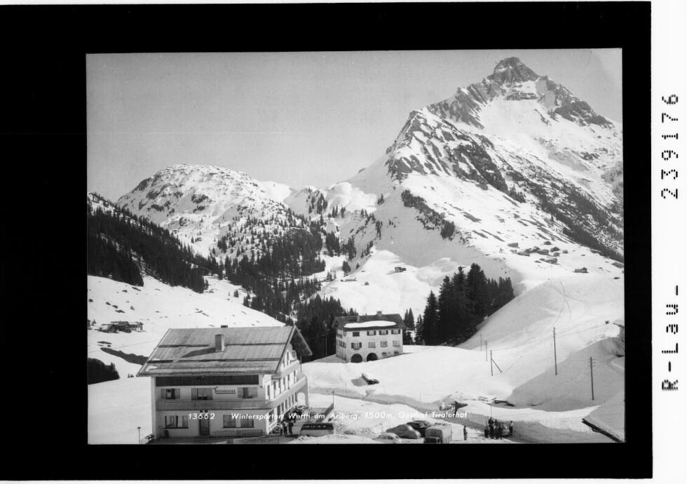 Wintersportort Warth am Arlberg 1500 m, Gasthof Tirolerhof