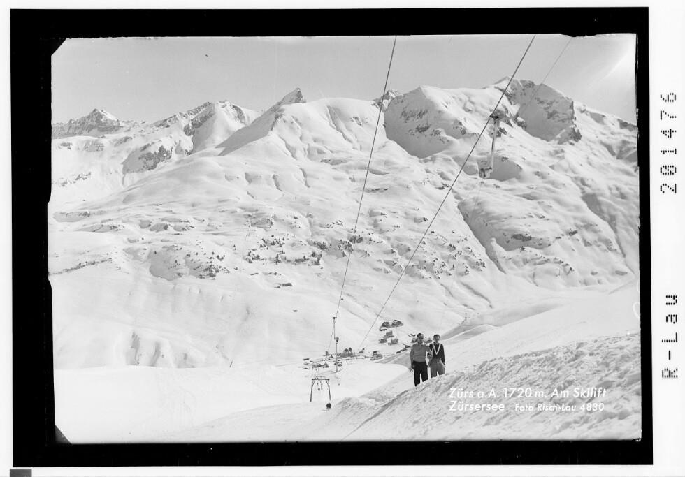 Zürs am Arlberg 1720 m, Am Skilift Zürsersee