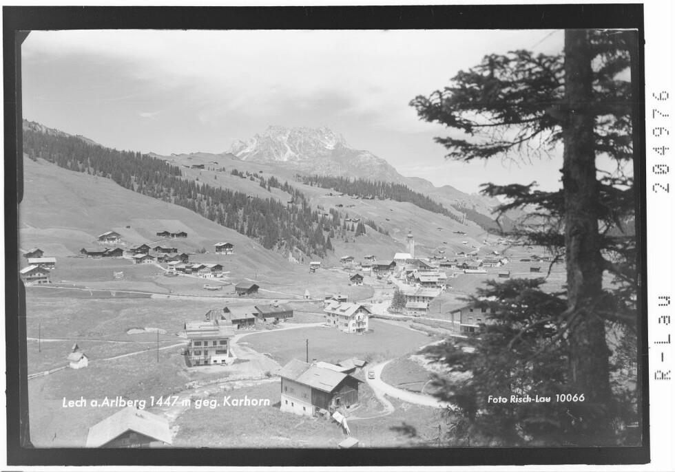 Lech am Arlberg 1447 m gegen Karhorn