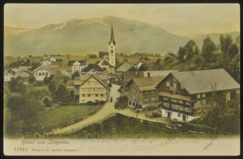 Gruss aus Lingenau : [Postkarte An ... in ...]