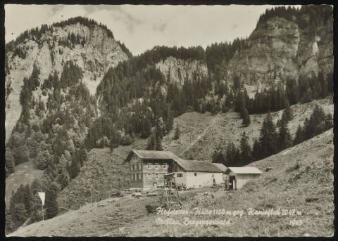 Hofstetter - Hütte 1100 m geg. Kanisfluh 2047 m Mellau, Bregenzerwald
