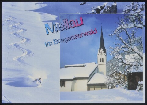 Mellau im Bregenzerwald : [Wintersportort Mellau, im Bregenzerwald, Vorarlberg, Österreich ...]