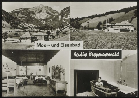 Moor- und Eisenbad Reuthe Bregenzerwald : [6870 Bad Reuthe, Bregenzerwald Kurhaus, Restaurant - Telefon 05514/265 ...]