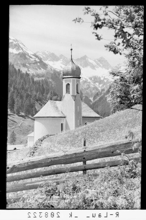 Aus Hinterhornbach 1106 m in Tirol