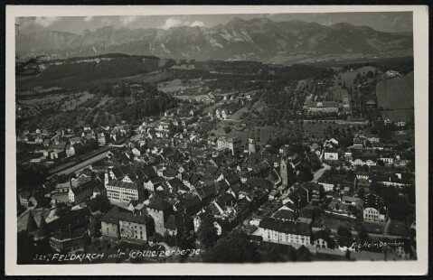 Feldkirch mit Schweizerberge