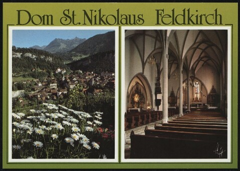 Dom St. Nikolaus Feldkirch : [Dom St. Nikolaus in Feldkirch, erbaut um 1478 Vorarlberg, Österreich ...]