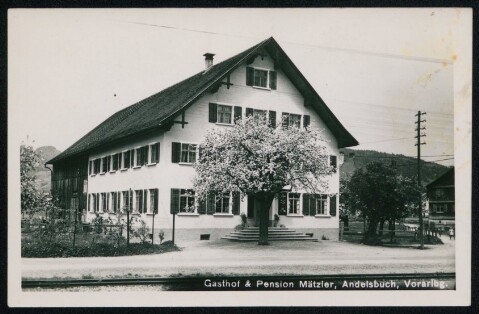 Gasthof & Pension Mätzler, Andelsbuch, Vorarlbg.