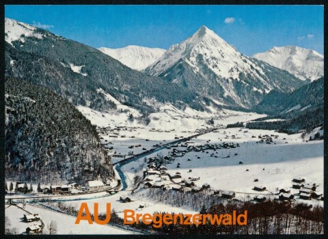 Au Bregenzerwald : [Au im Bregenzerwald gegen Üntschenspitze und Heiterberg Vorarlberg, Austria ...]