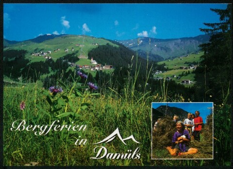 Bergferien in Damüls : [Damüls, 1431 m, im Bregenzerwald Vorarlberg, Österreich ...]