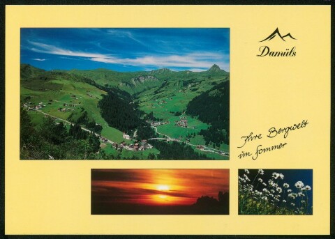 Damüls : Ihre Bergwelt im Sommer : [Damüls Tourismusbüro Info-Tel. 0043(0)5510/620-0 ...]