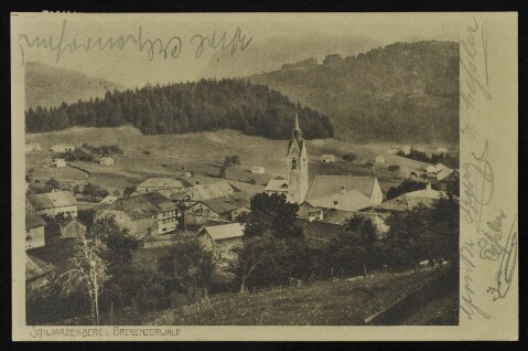 Schwarzenberg i. Bregenzerwald : [Postkarte Carte postale ...]