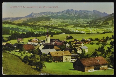 Luftkurort Schwarzenberg im Bregenzerwald