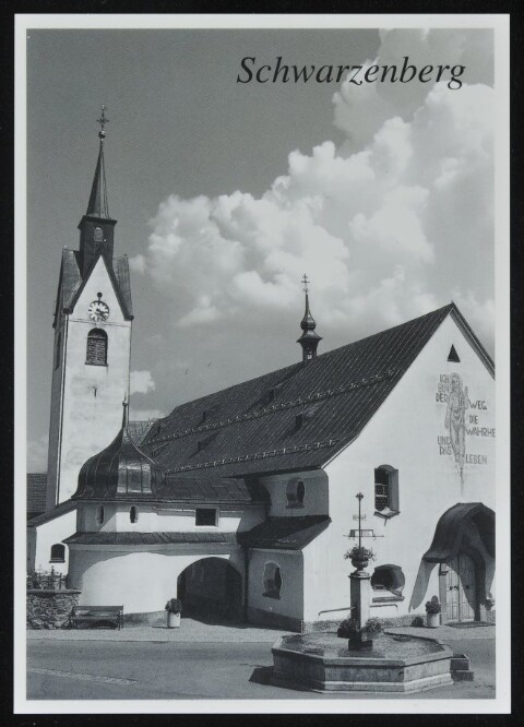 Schwarzenberg : [Pfarrkirche Schwarzenberg Innengemälde aus dem Jahre 1757 von Angelika Kaufmann ...]