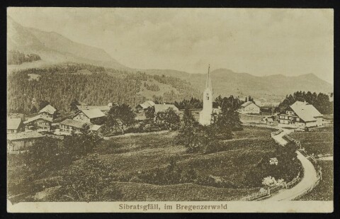 Sibratsgfäll, im Bregenzerwald