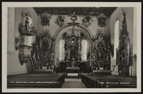 [Bartholomäberg] St. Bartholomä Kircheninneres