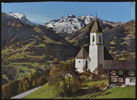 [Bartholomäberg Innerberg] : [Innerberg im Montafon, 1151 m gegen Sulzfluh, 2818 m und Drei Türme, 2828 m Vorarlberg, Österreich ...]