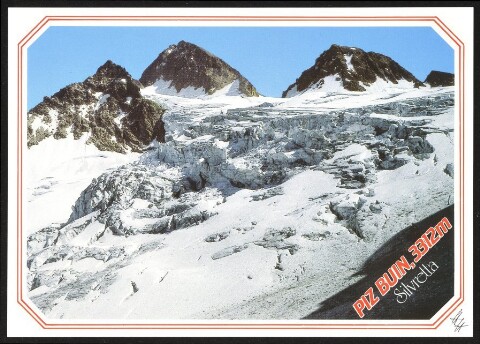 [Gaschurn] Piz Buin, 3312 m : Silvretta : [Silvretta, Großer Piz Buin, 3312 m, und Kleiner Piz Buin mit Eisbruch vom Ochsentaler Gletscher Vorarlberg, Österreich ...]