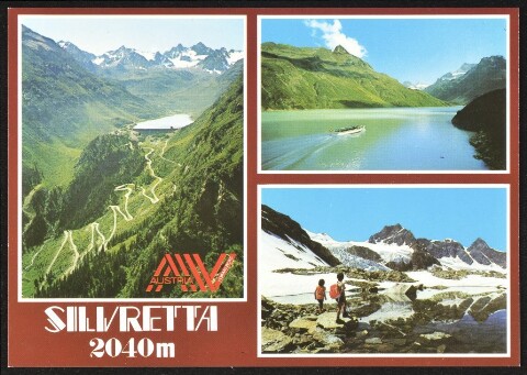 [Gaschurn Partenen] Silvretta : 2040 m Austria Vorarlberg : [Winter: Langlauf, Tourengehen, Schilift 700 m Länge Sommer: Bergsteigen, Bergtouren, Wanderungen, Bootsrundfahrten und Fischen ...]