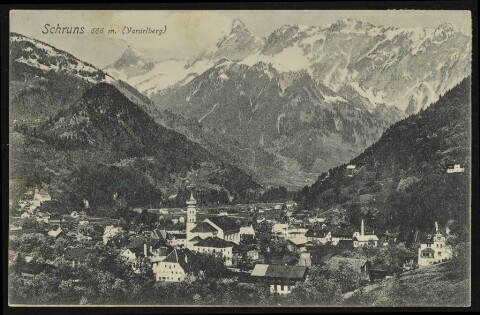 Schruns 686 m. (Vorarlberg) : [Postkarte ...]