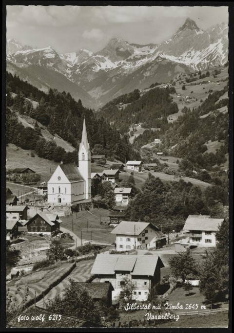 Silbertal mit Zimba 2645 m Vorarlberg