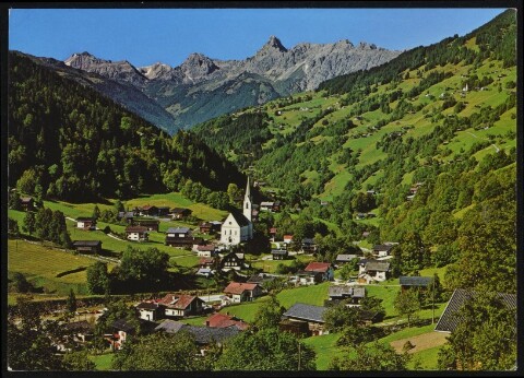 [Silbertal] : [Erholungsdorf Silbertal, 900 m mit Zimba, 2645 m Alpenpark Montafon ...]