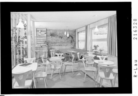Cafe im Gasthof Sulztalerhof in Gries bei Längenfeld im Ötztal / Tirol