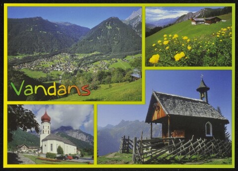 Vandans : [Vandans im Montafon mit Rellseck, Vorarlberg, Österreich ...]