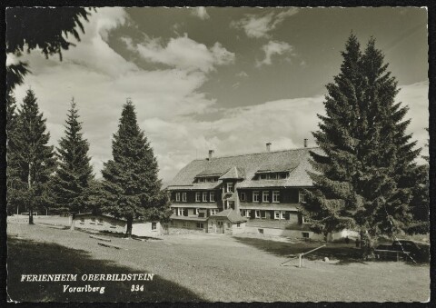 [Bildstein] Ferienheim Oberbildstein Vorarlberg