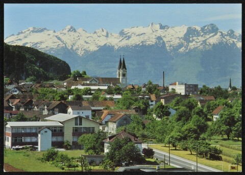 [Götzis] : [Götzis, Vorarlberg, gegen Schweizer Berge ...]