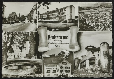 Hohenems Vorarlberg : Fundort des Nibelungenliedes 1755 ... ;