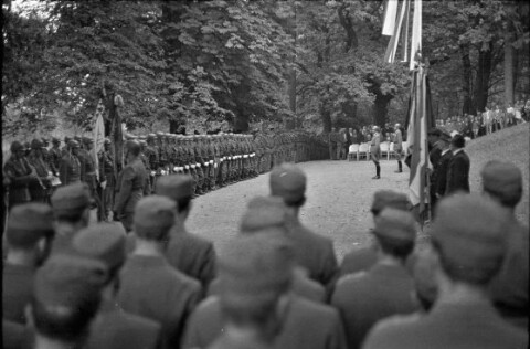 Kriegergedenken beim Kriegerdenkmal am Gallusstift in Bregenz