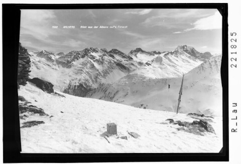 Arlberg / Blick von der Albona auf's Ferwall : [Blick vom Albonagrat in die Verwallgruppe mit Madaunspitze und Kuchenspitze]