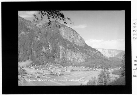 Tumpen / Ötztal in Tirol mit Armelenwand