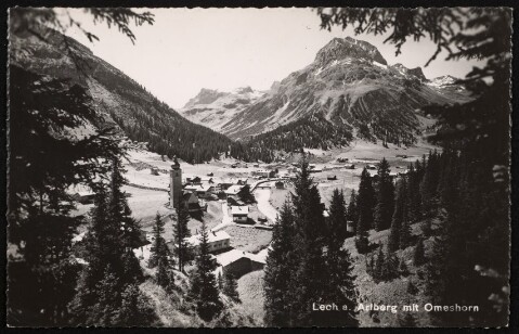 Lech a. Arlberg mit Omeshorn