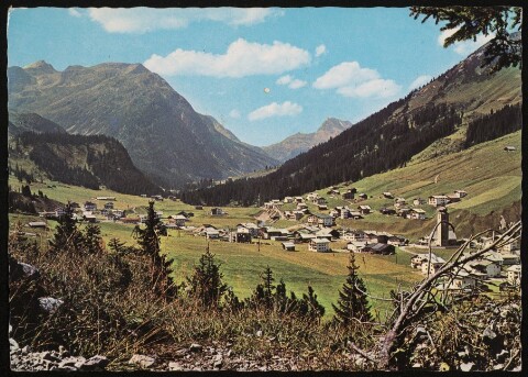 [Lech] : [Lech am Arlberg, 1447 m Blick gegen Mehlsack, 2652 m ...]