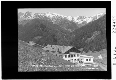 Navis - Tirol / Alpenhaus Eppensteiner 1500 m gegen Tuxer Alpen