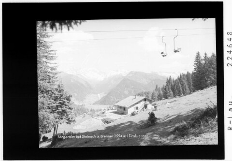Bergeralm bei Steinach am Brenner 1594 m in Tirol