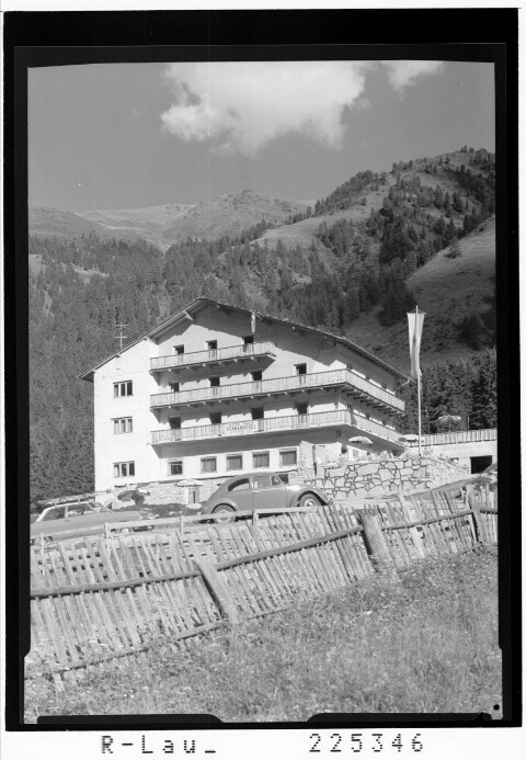 [Hotel Fernerkogel in Juifenau bei Gries im Sellrain gegen Windegg / Tirol]