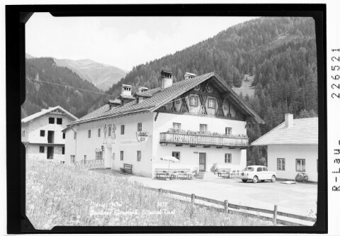 Navis 1323 m / Gasthaus Jenewein / Wipptal - Tirol : [Gasthof Jenewein]