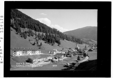 Gries am Brenner 1163 m gegen Sattelberg 2113 m / Wipptal Tirol