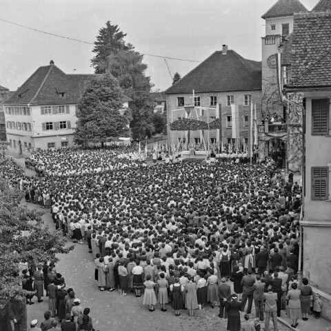 Katholikentag in Dornbirn, Messe vor dem Rathaus