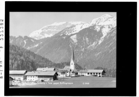 Brandenberg in Tirol gegen Rofangruppe