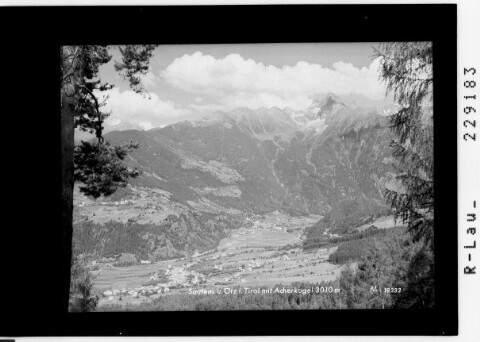 Sautens und Ötz in Tirol mit Acherkogel 3010 m