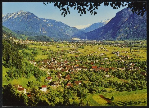 [Nüziders] : [Nüziders - Vorarlberg gegen Davennakopf und Montafoner Berge ...]