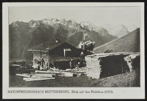 [Nüziders] Naturfreundehaus Muttersberg : Blick auf den Rhätikon (1412)