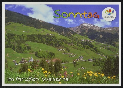 Sonntag im Großen Walsertal : [Sonntag im Großen Walsertal, Vorarlberg, Österreich ...]