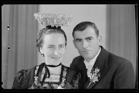 Hochzeitsbild von Cilli und Josef Fetz aus Bizau