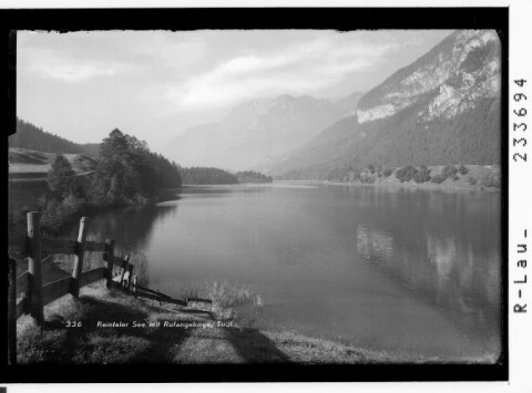 Reintaler See mit Rofangebirge, Tirol : [Reintalersee bei Kramsach gegen Rofangruppe mit Vorderem Sonnwendjoch und Sonnwendjöchl]