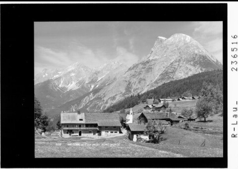 Mösern in Tirol gegen Hohe Munde